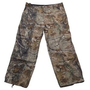 VTG Liberty Realtree Camouflage Cargo Hunting Camo‎ Pants Mens 2XL 44/46